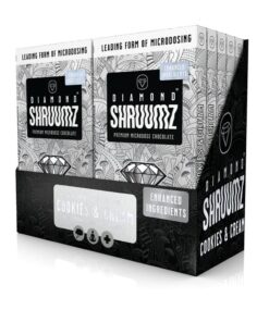 Diamond Shruumz Cookies & Cream Chocolate Bar 10pk